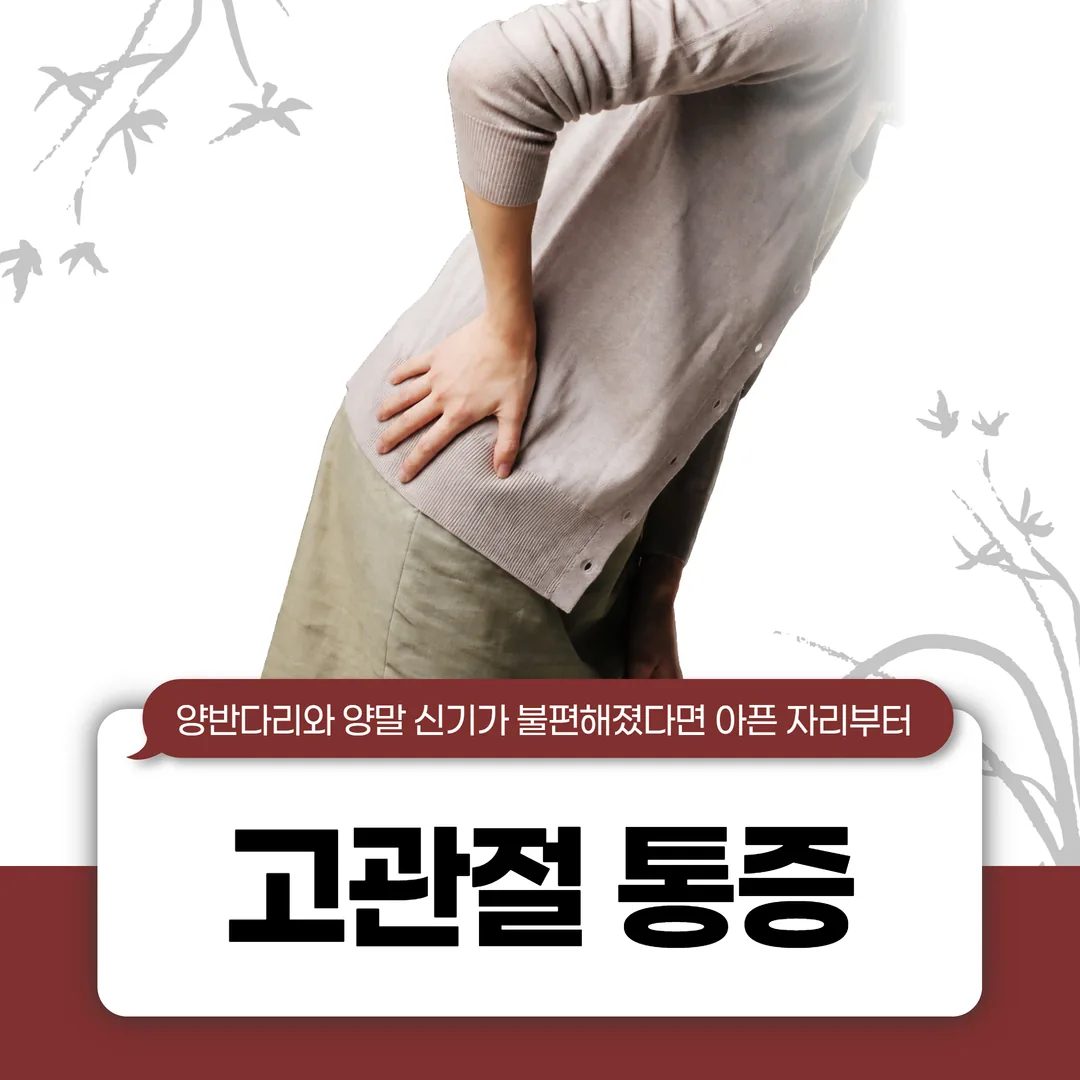 고관절 통증, 양반다리와 양말 신기가 불편해졌다면 아픈 자리부터